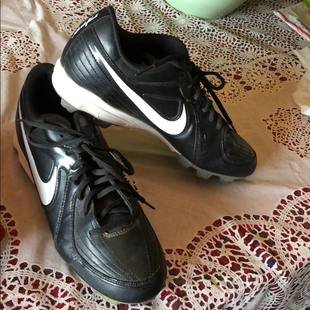 Nike cleats, Black, Sz 11 Laceups